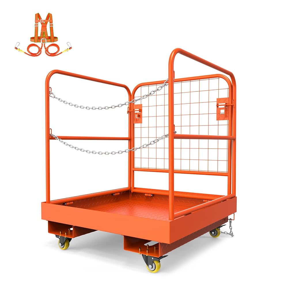 Amazon.co.jp: 360Tronics フォークリフト安全ケージ 36インチ